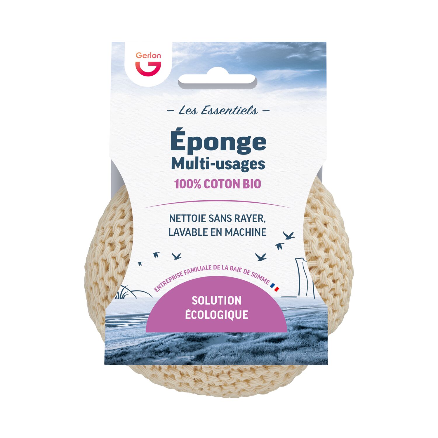 Eponge coton de culture biologique