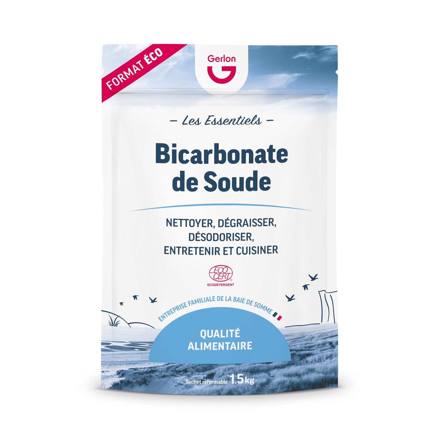 Bicarbonate de soude 1.5 Kg - GERLON