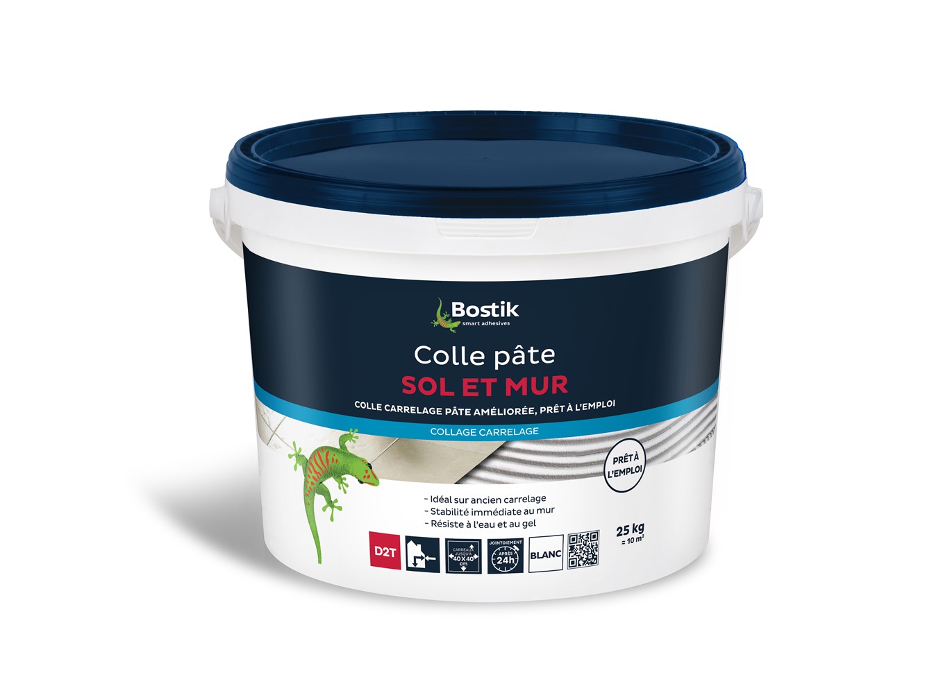Colle pâte sol et mur - d2t 25kg