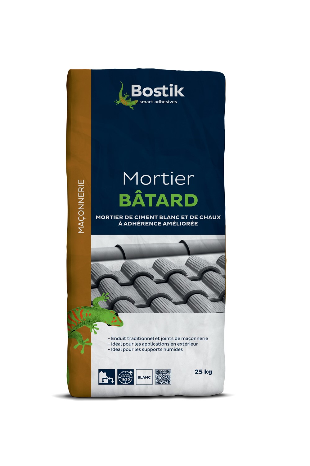 Mortier bâtard blanc sac papier 25 kg