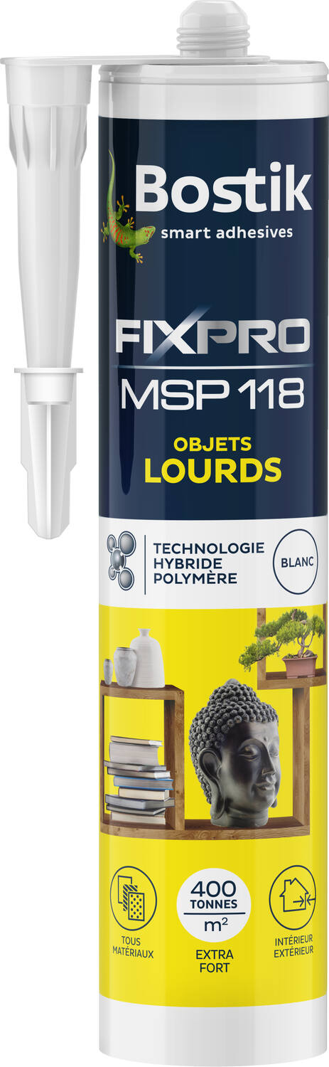 Mastic FixPro MSP 118 Objets Lourds 290ml - BOSTIK