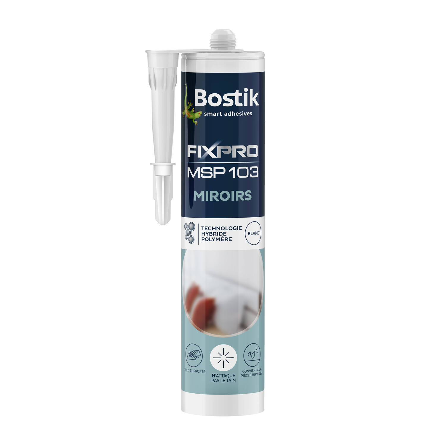 Colle Mastic FIXPRO MSP 103 Miroirs 290ml - BOSTIK