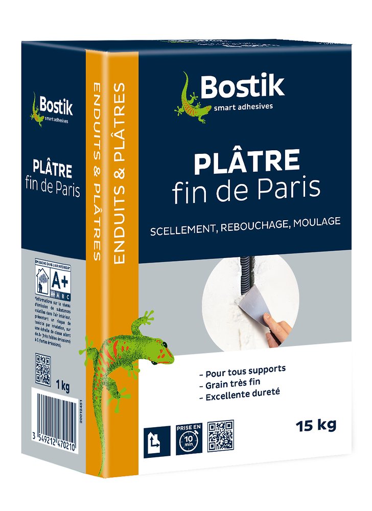 Plâtre fin 15kg - BOSTIK