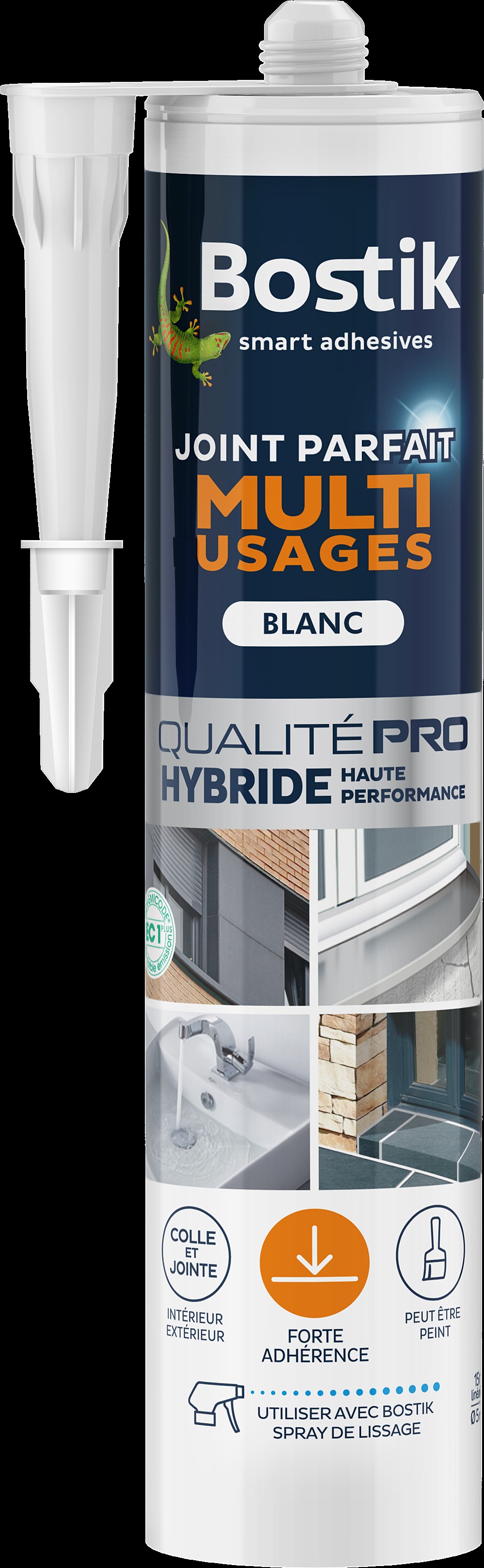 Joint parfait multiusage blanc 290ml BOSTIK