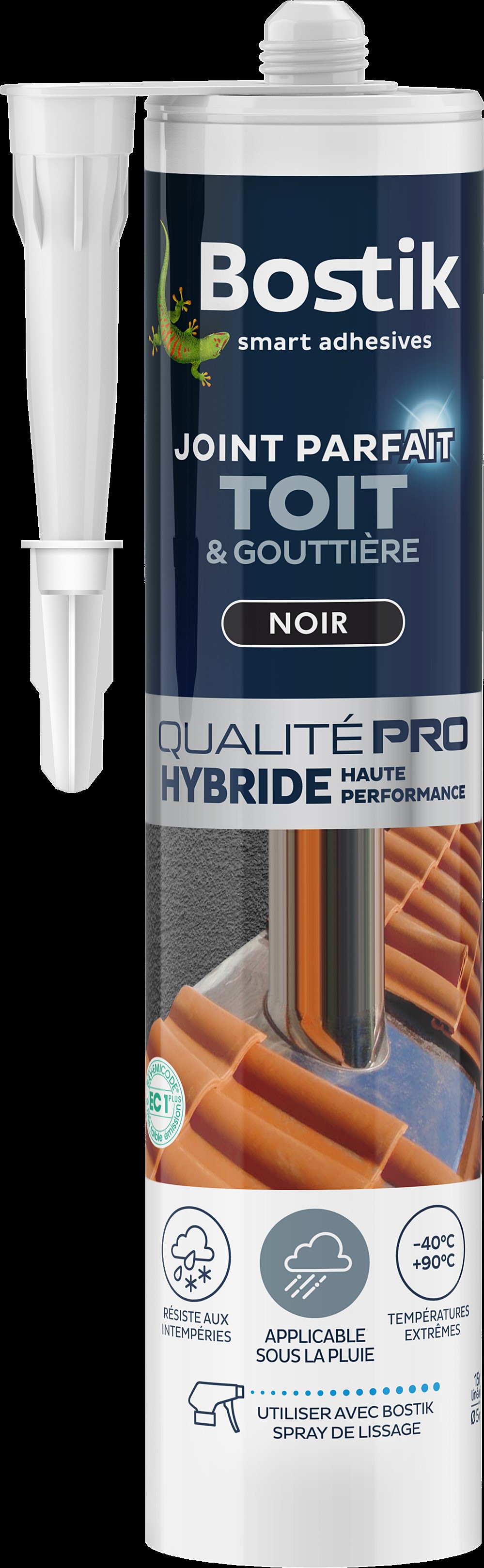 Joint parfait toit et gouttière noir 290ml BOSTIK