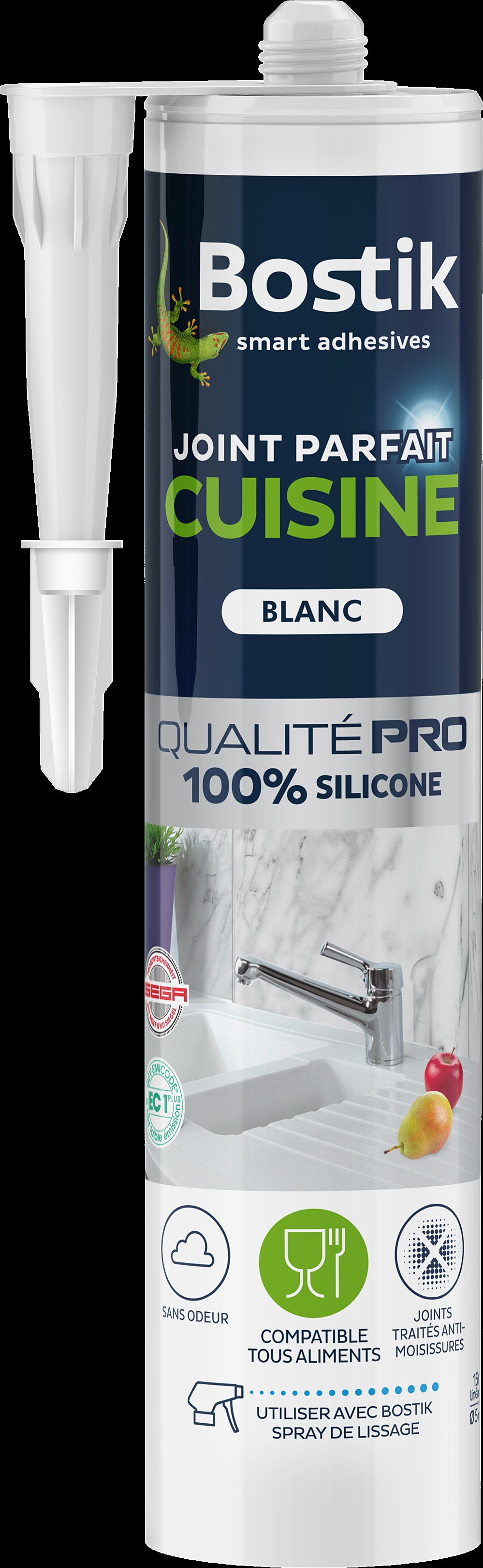 Joint parfait cuisine blanc 280ml BOSTIK