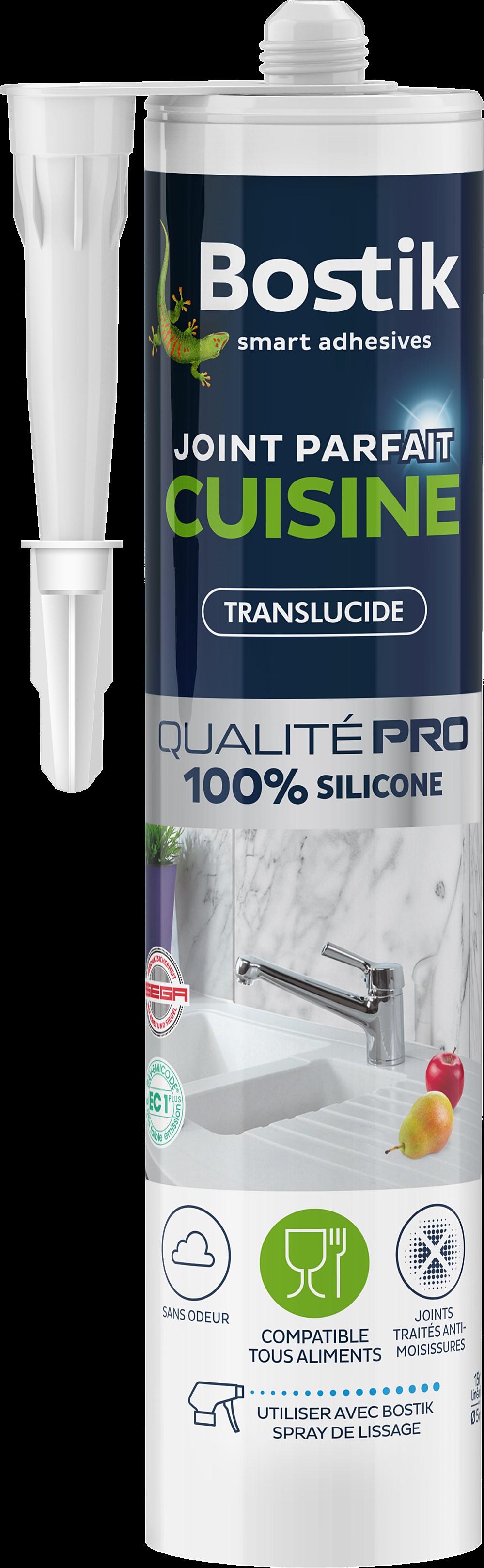 Joint parfait cuisine transparent 280ml BOSTIK
