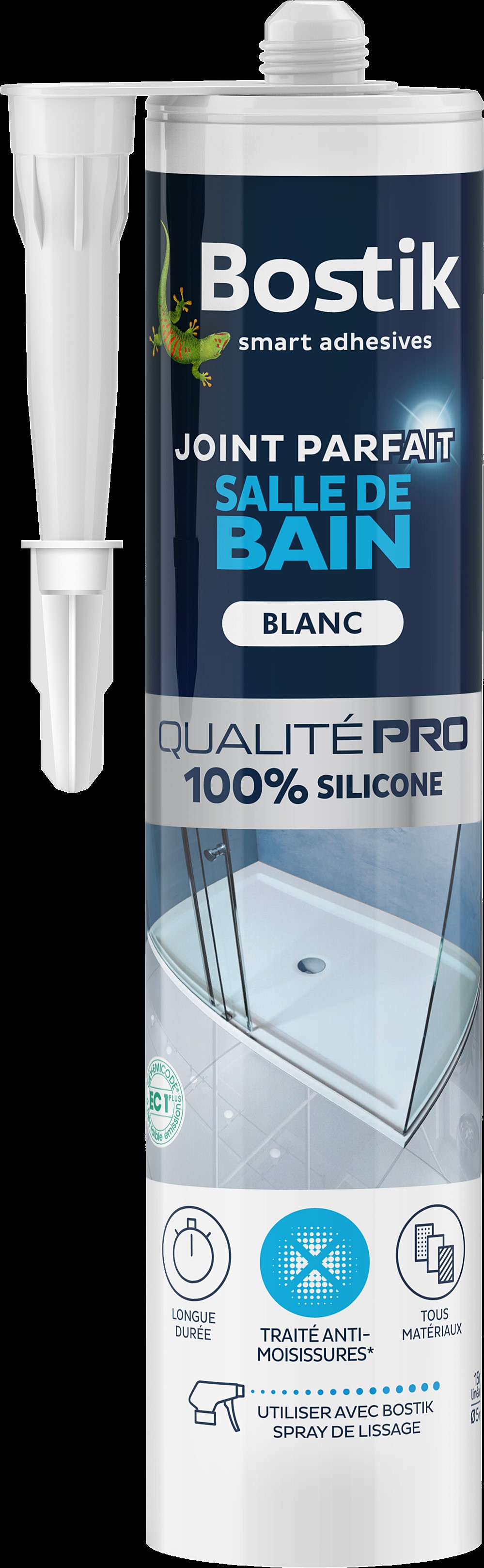 Joint parfait salle de bain blanc 280ml BOSTIK