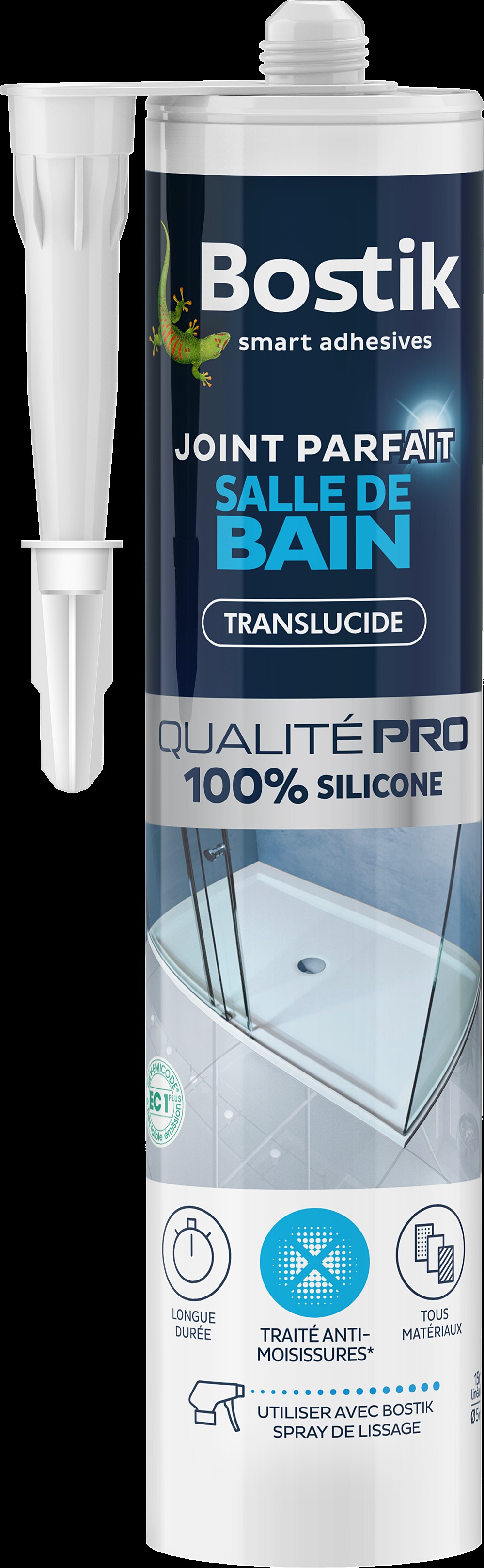 Joint parfait salle de bain transparent 280ml BOSTIK