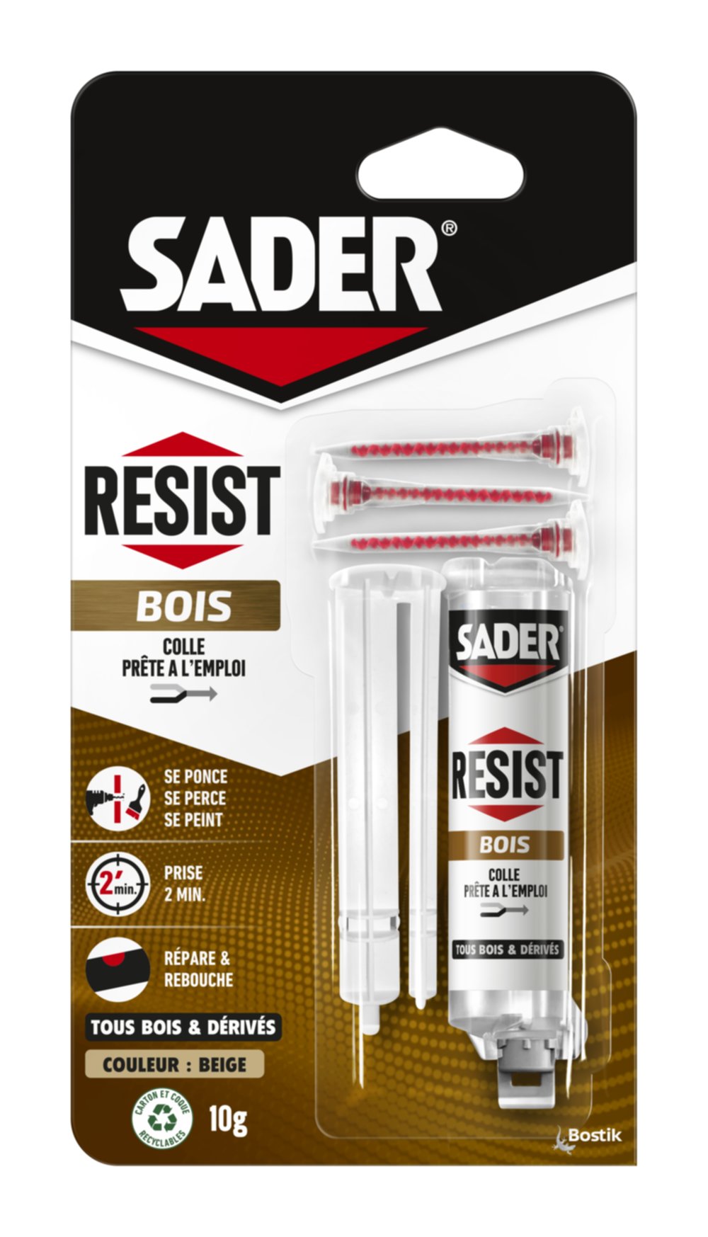 Colle Resist Bois - Colle Bi-Composants Bois 10gr - SADER