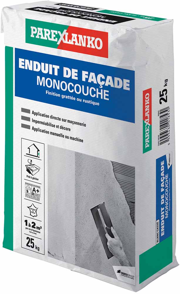 Enduit monocouche beige T50 25kg - PAREXLANKO