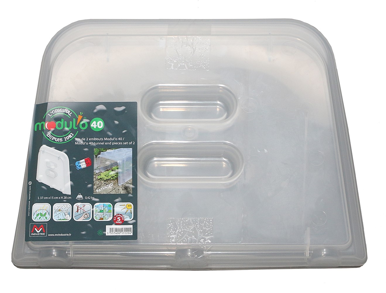 EMBOUTS X 2 TUNNELS MODUL'O 40 NOUVELLE VERSION