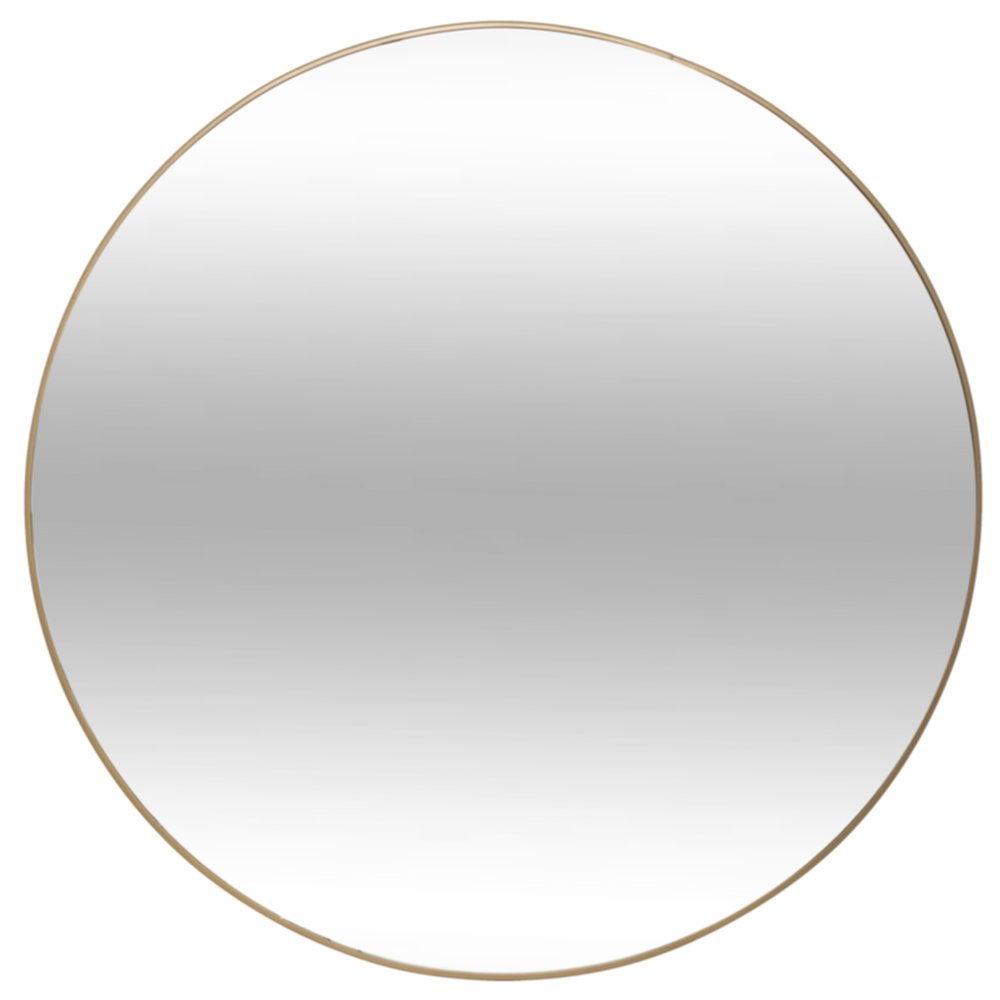 Miroir Rond Alice Or métal ⌀76cm
