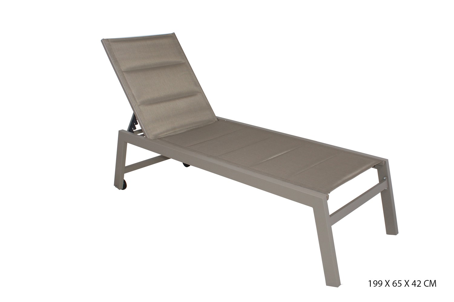 Transat Texaline taupe avec roues