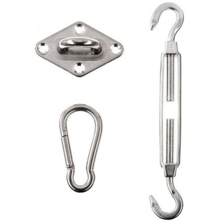 KIT DE FIXATION POUR TOILE SOLAIRE - ESSENCIEL KB8