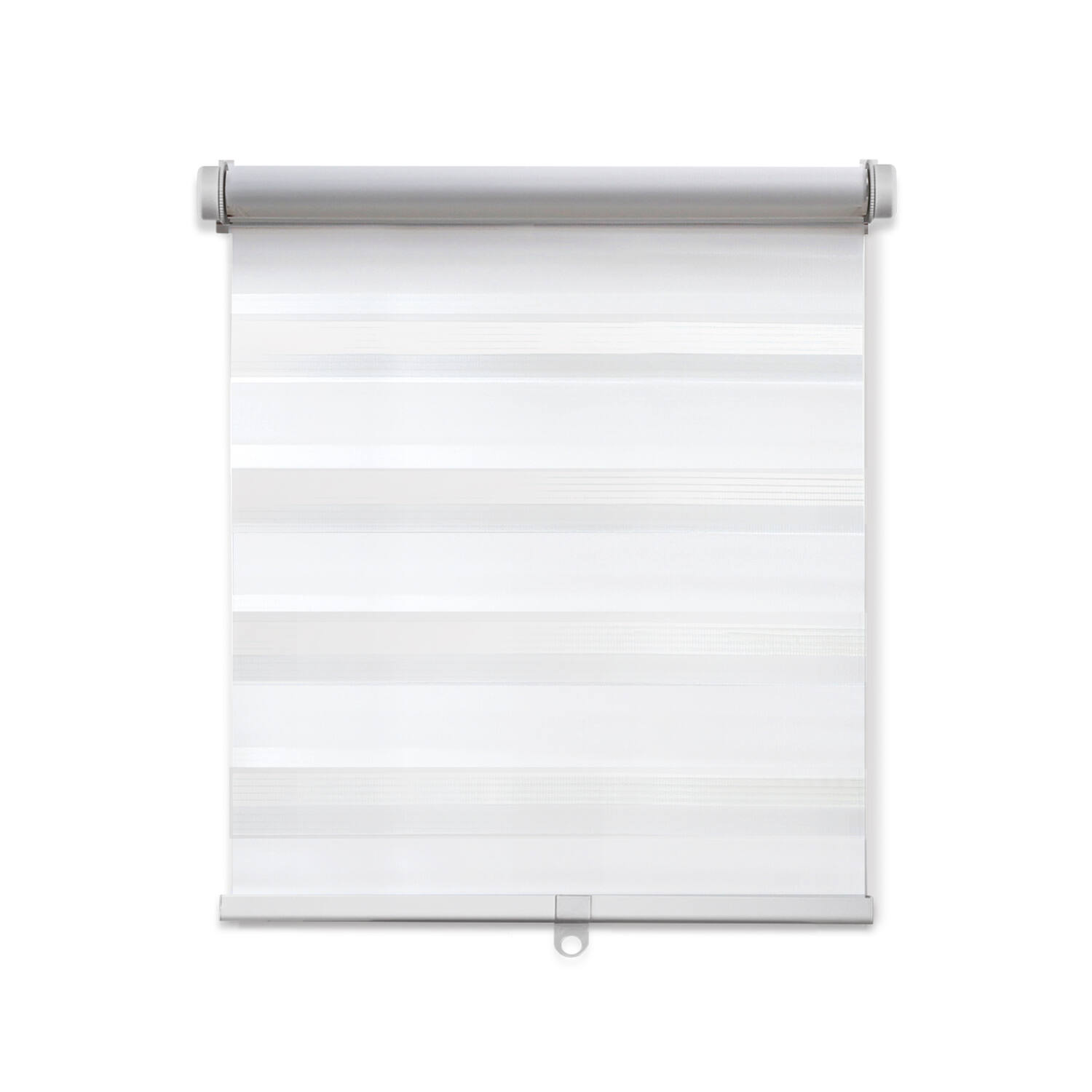 Store enrouleur Jour/Nuit Chic automatique blanc 65x160cm - INVENTIV