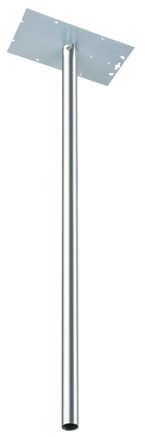 Pied de boîte aux lettres en acier argent BURG WÄCHTER