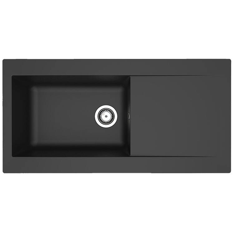 Evier 1 bac 100x50cm Einna noir - DIADEM