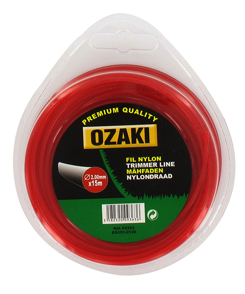 Coque fil nylon rond Ø2 mm, 15 m - OZAKI