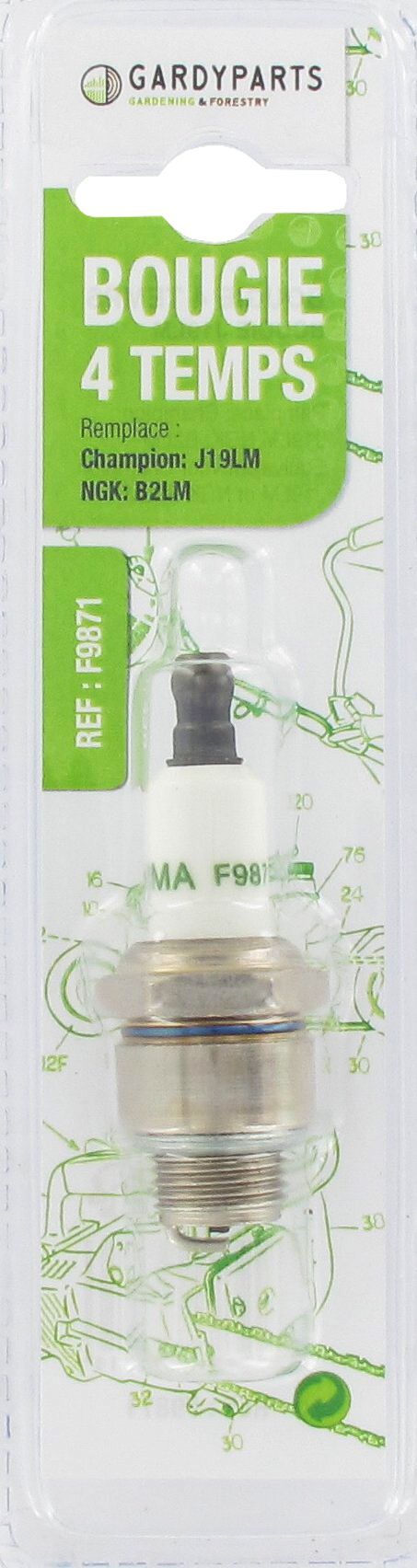 Bougie 4 temps F9871