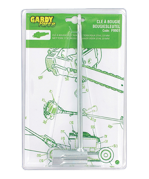 Clé à bougie avec manche torx pour Stihl - GARDY PARTS