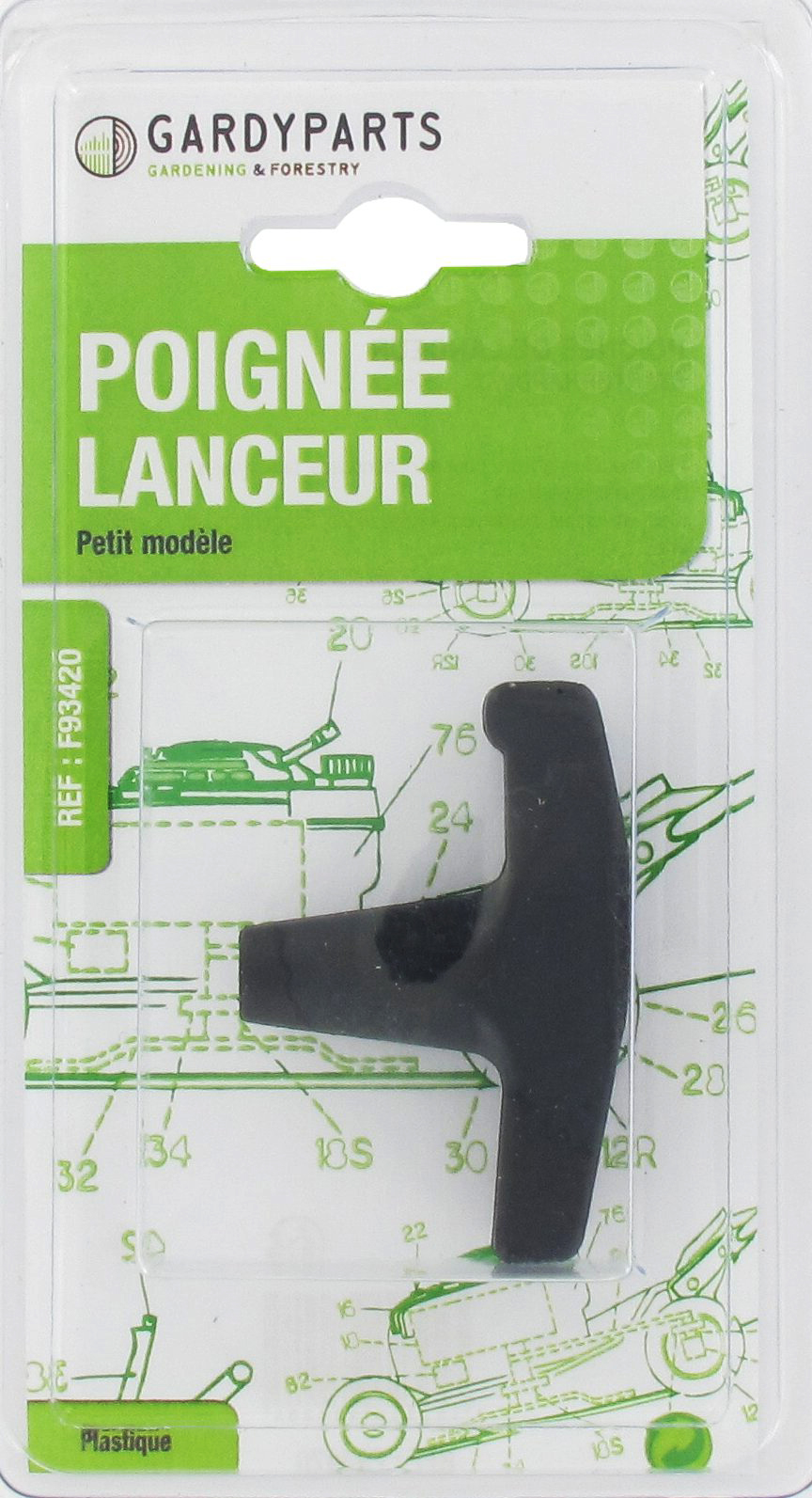 Poignée de lanceur tronçonneuses/tailles-haies- GARDY PARTS