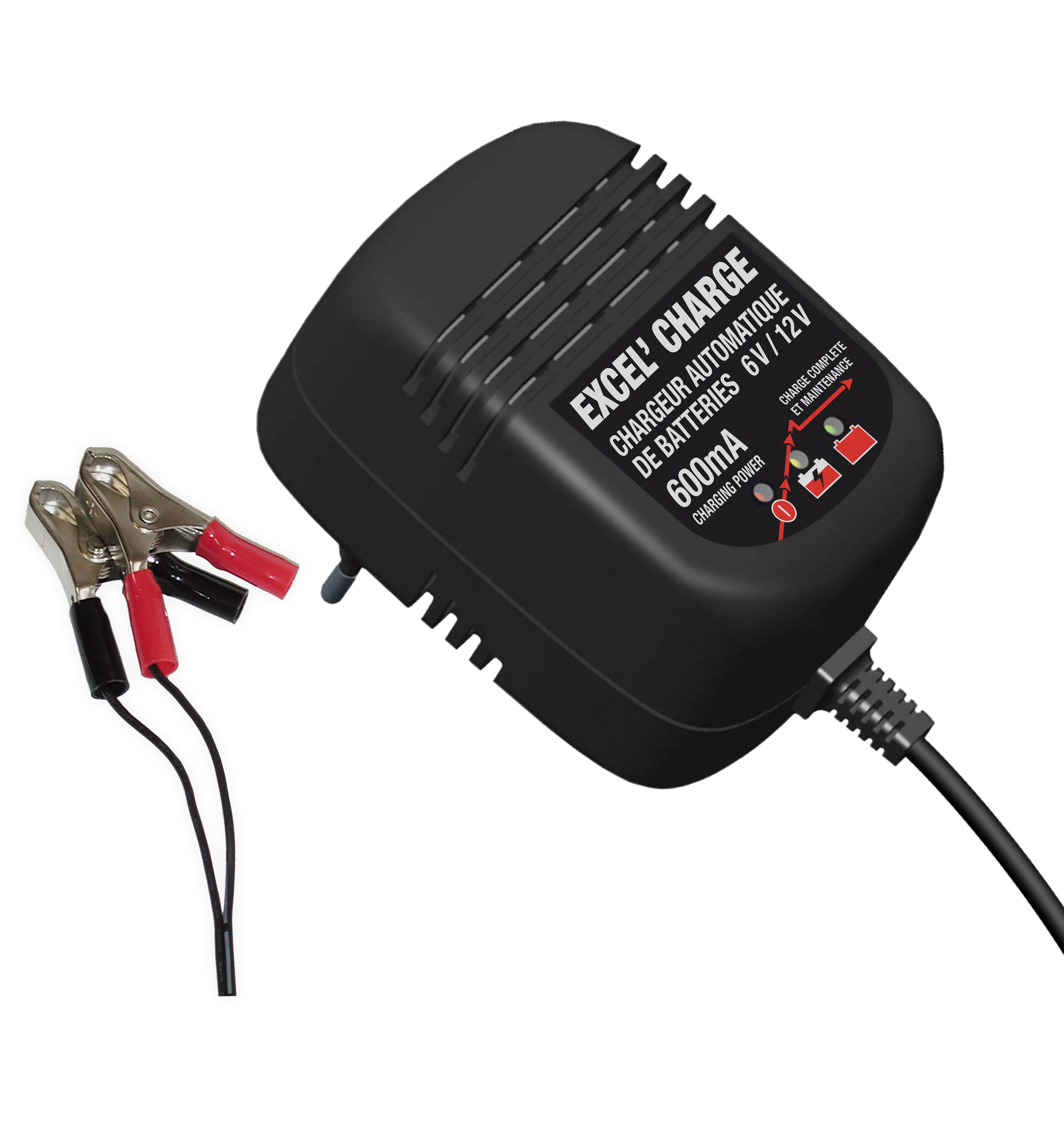 Chargeur 6-12V 600 mA 100% automatique