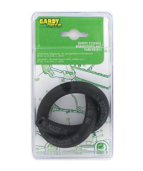 Durite essence Øint 3,2 mm, Øext 6,1 mm 30 cm - GARDY PARTS