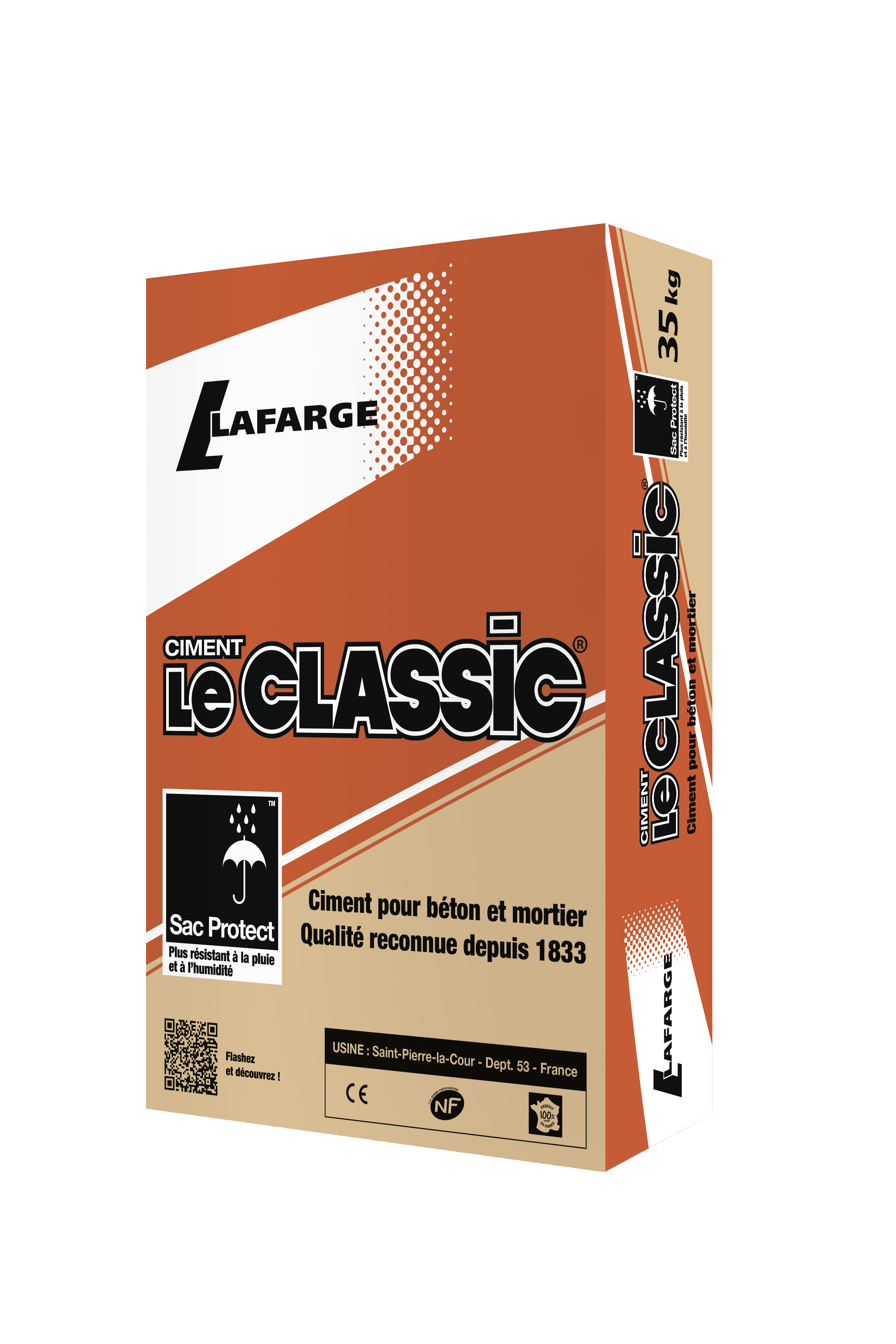 Ciment Le Classic 32,5R 35 kg LAFARGE