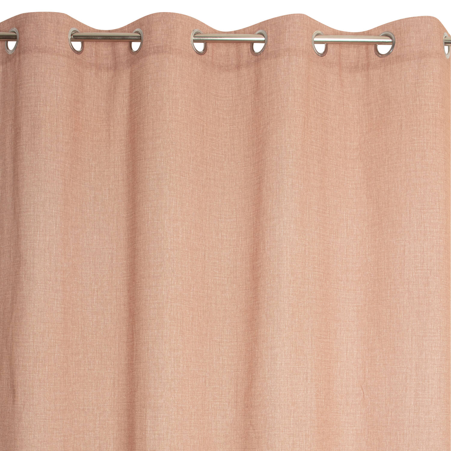 Rideau à œillets Nativ Rose 140x240cm