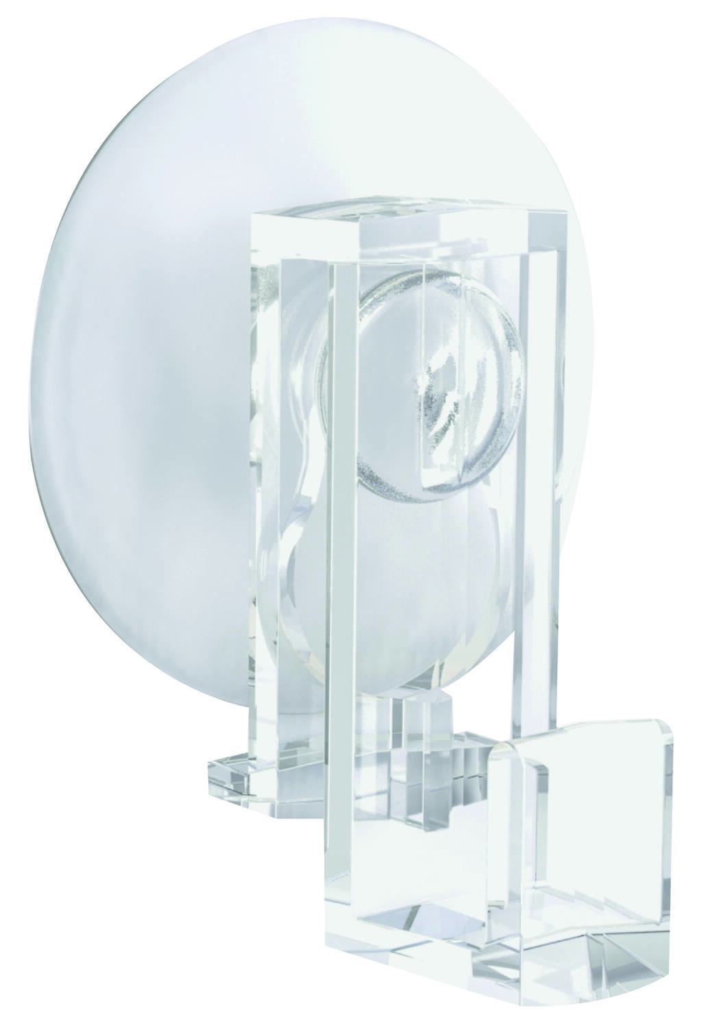 2 grands crochets à ventouse transparents - HOME FIX