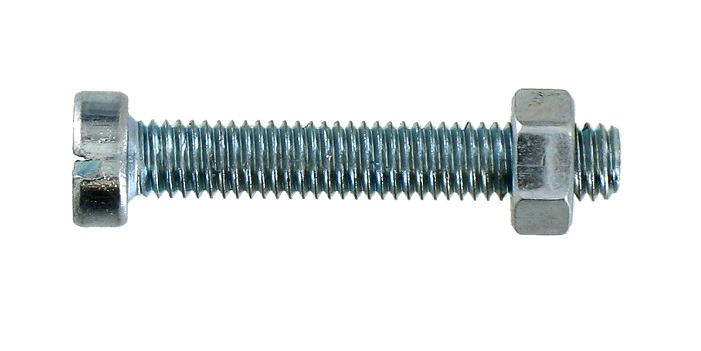 14 boulons tête cylindrique acier zingué 4x30 - INVENTIV