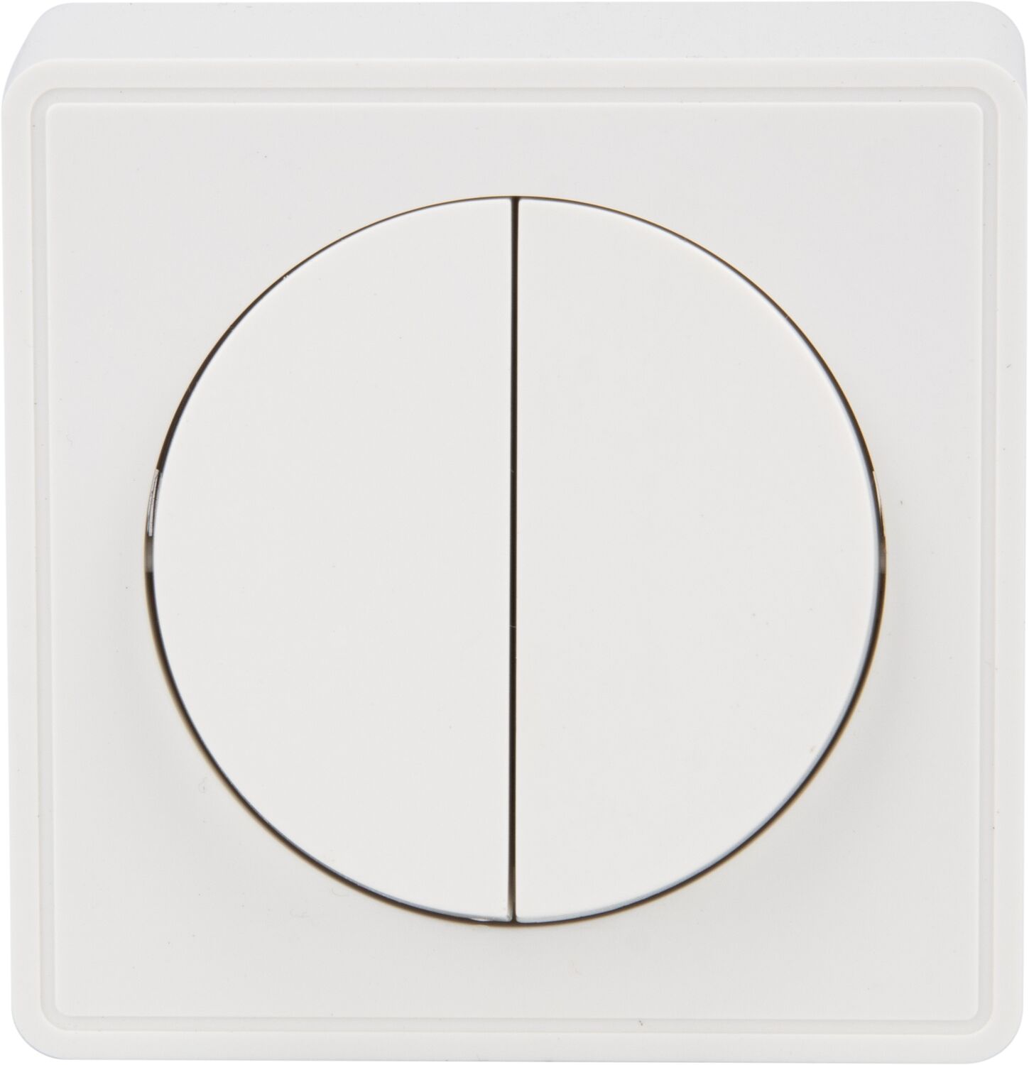 Double va-et-vient saillie Helios blanc - INVENTIV