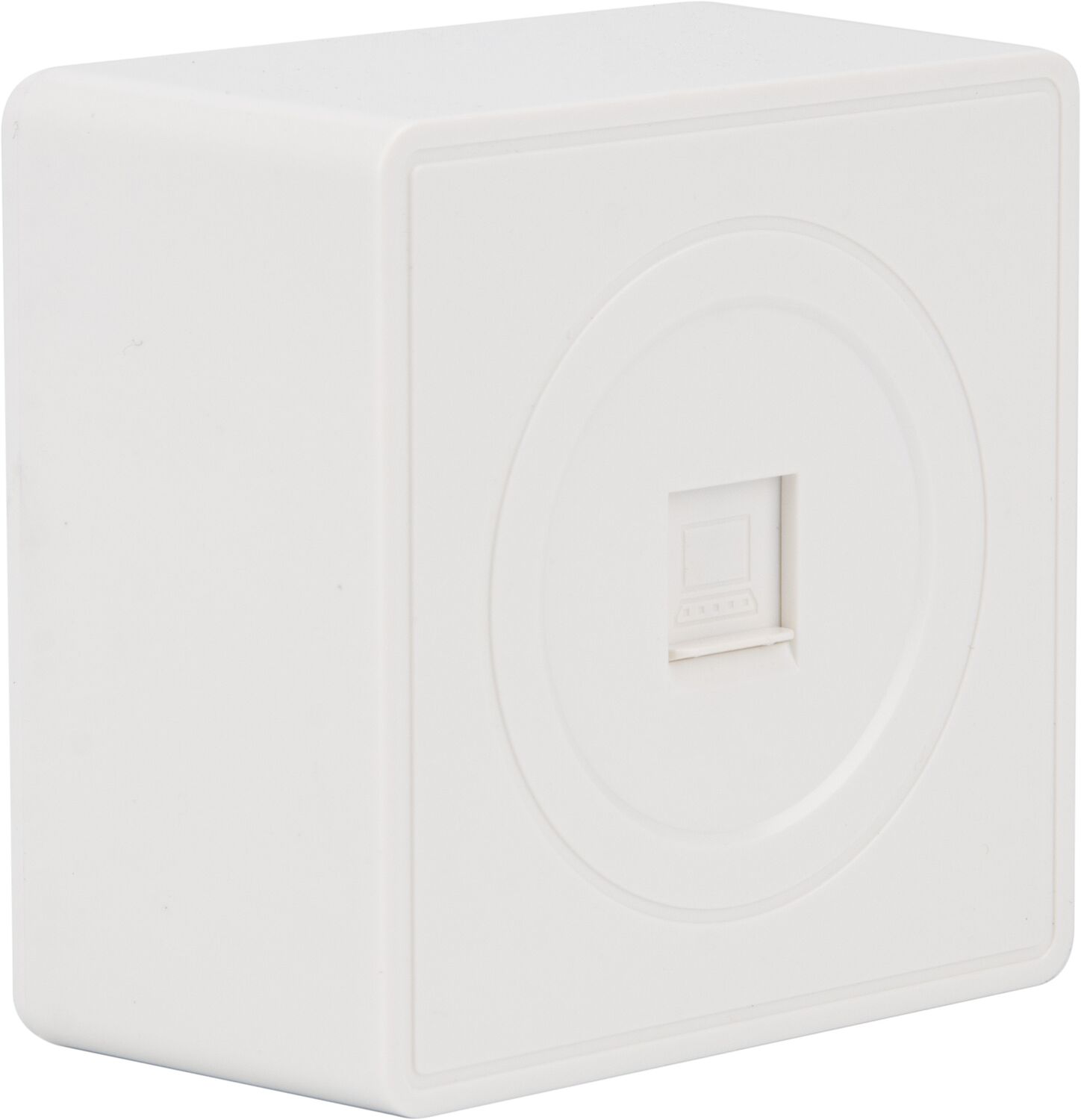 Prise RJ45 saillie Helios blanc - INVENTIV