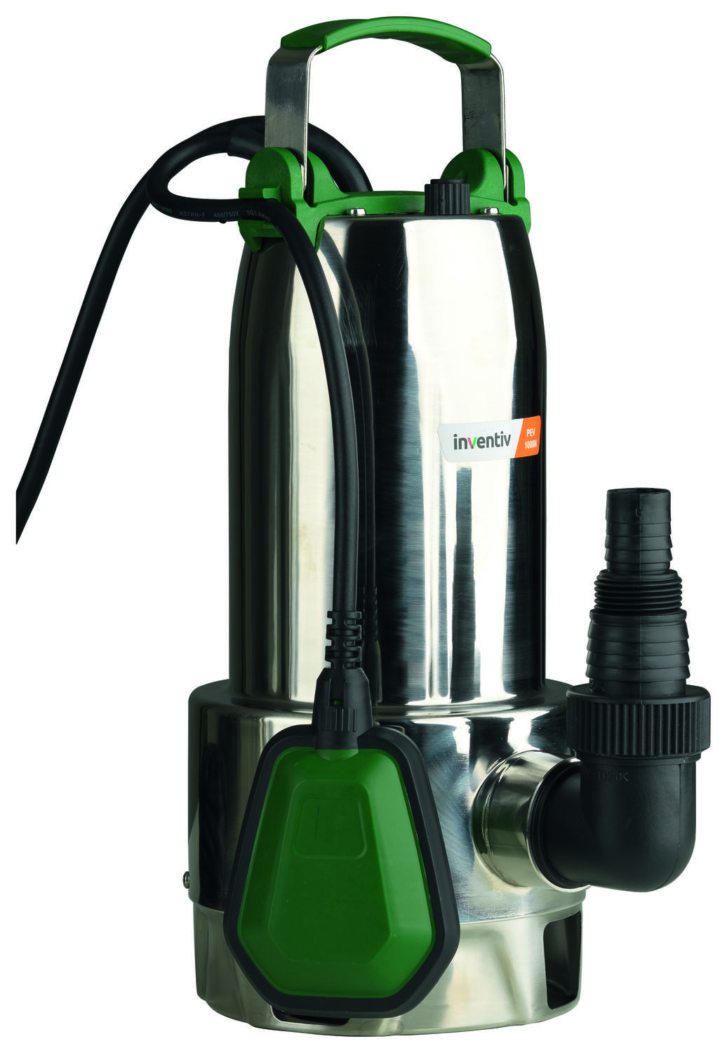 Pompe d'évacuation eaux chargées 1000W - INVENTIV