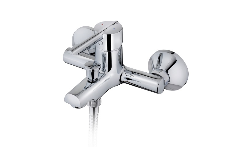 Mitigeur de bain et douche NF chrome - INVENTIV