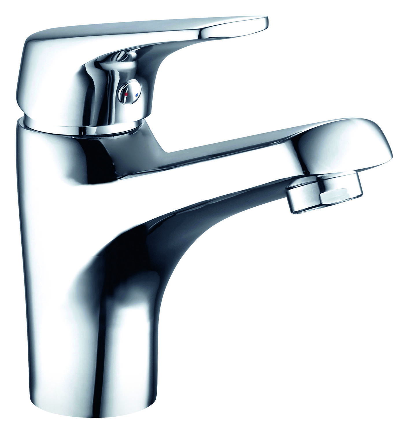 Mitigeur de lavabo + bonde Parme chromé - INVENTIV