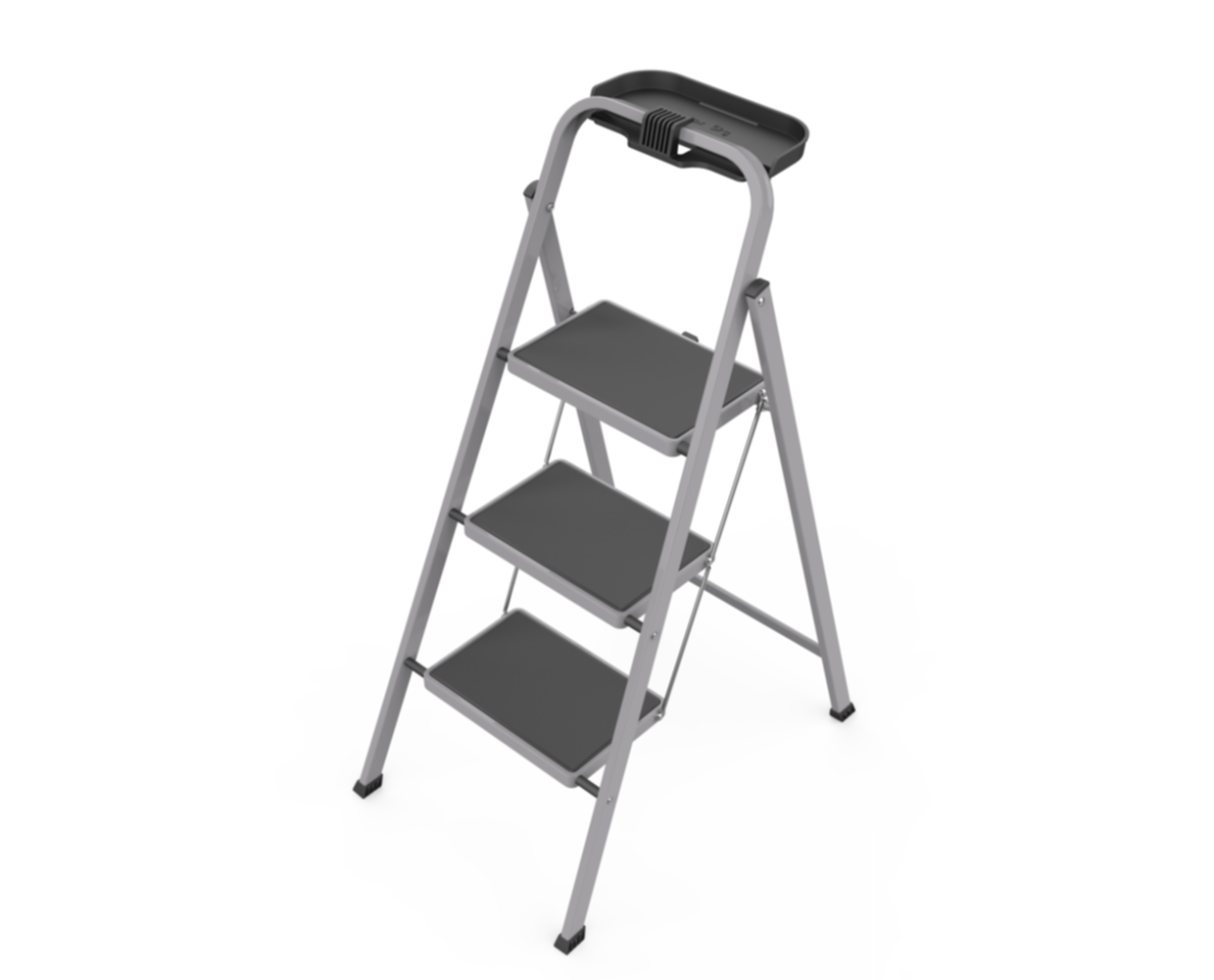 Marchepied 3 marches en Acier - INVENTIV