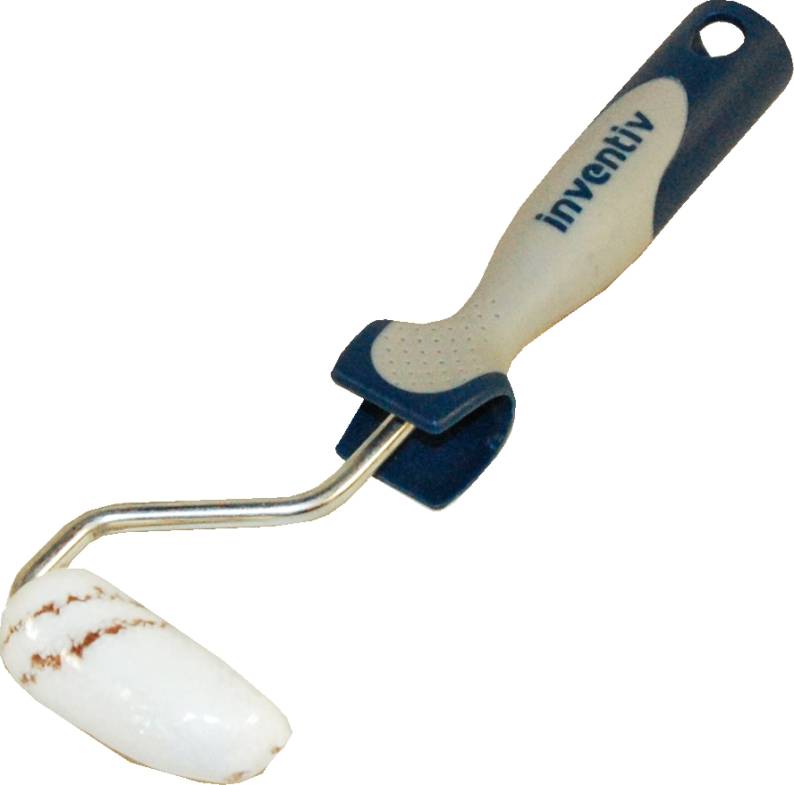 Rouleau à peinture spécial lasure et vernis 60 mm - INVENTIV