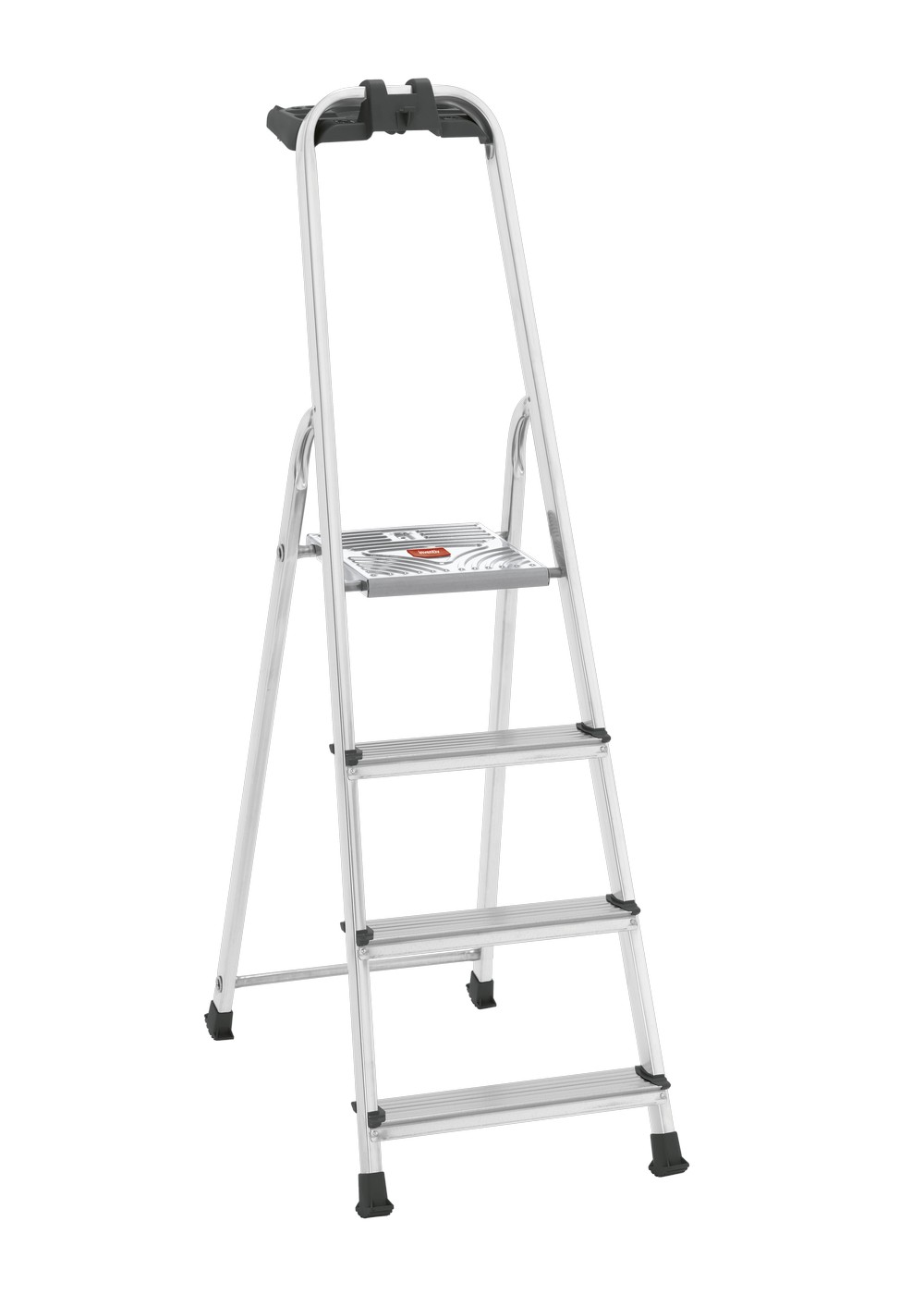 Escabeau 4 marches Alu Accès à 2,77m - INVENTIV
