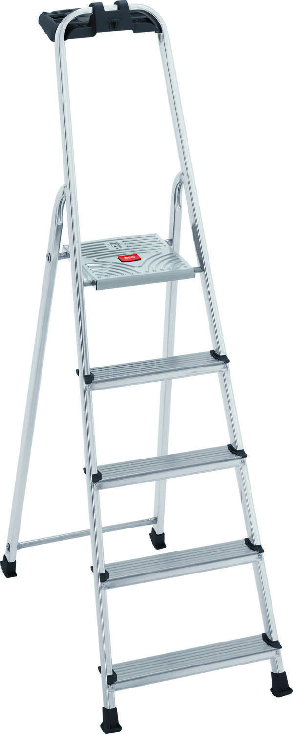Escabeau 5 marches alu Accès à 2,98m - INVENTIV