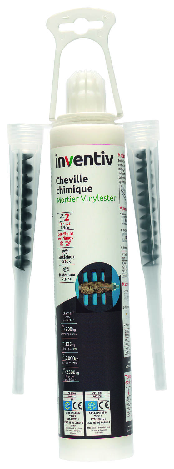 Cartouche scellement vinylester 300ml - INVENTIV