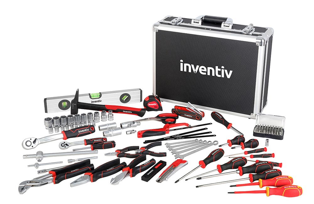 Mallette à outils de mécanicien 119 pièces - INVENTIV