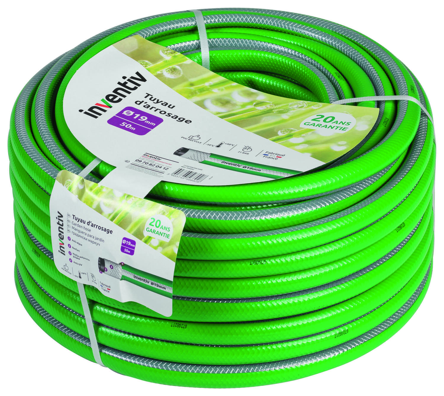 Tuyau arrosage MBTY1 Ø19mm en 50m - INVENTIV