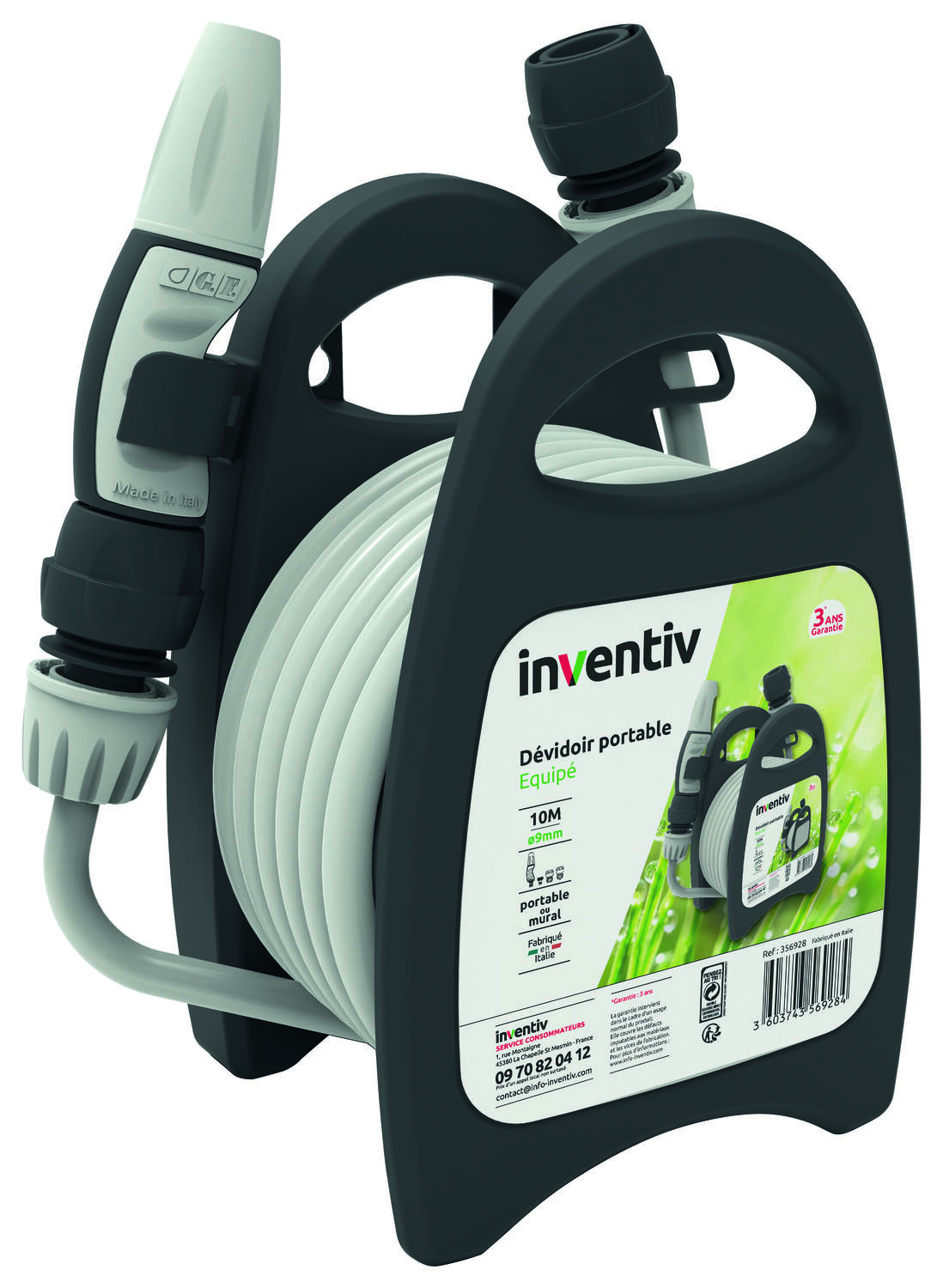 Mini dévidoir Aquabalcony 10 m - INVENTIV