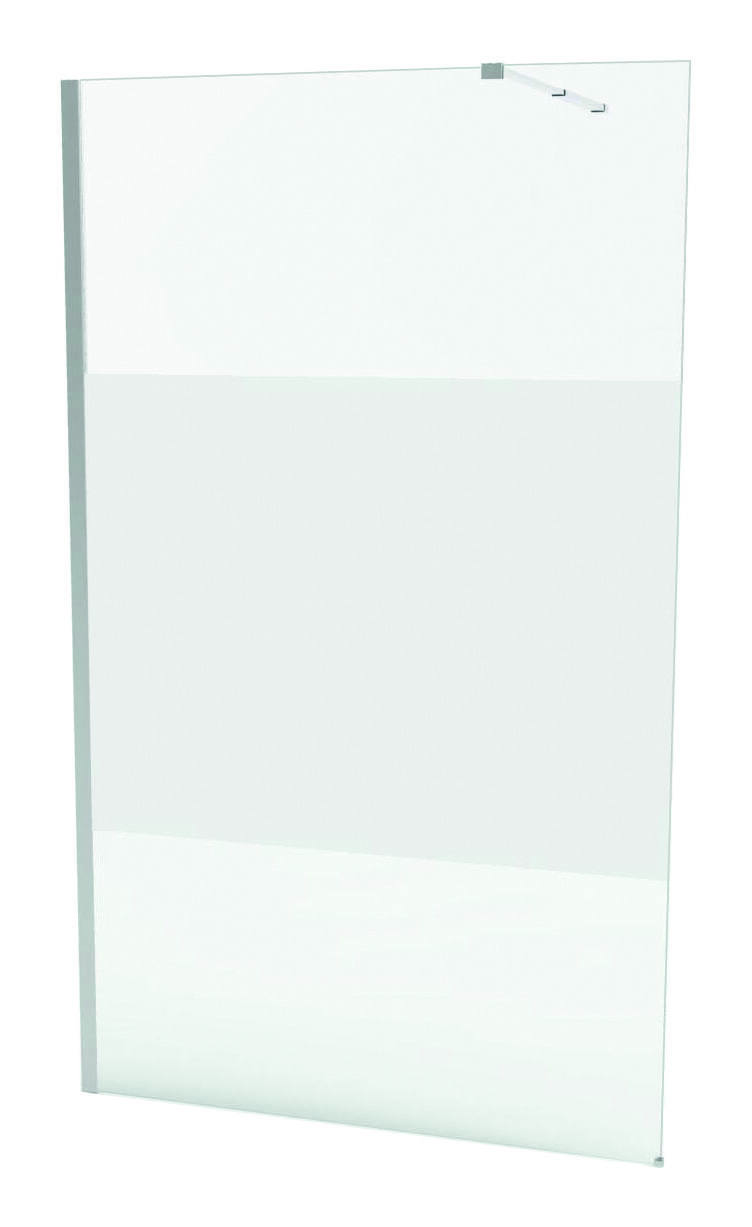 Paroi de douche verre sérigraphié 120cm - INVENTIV