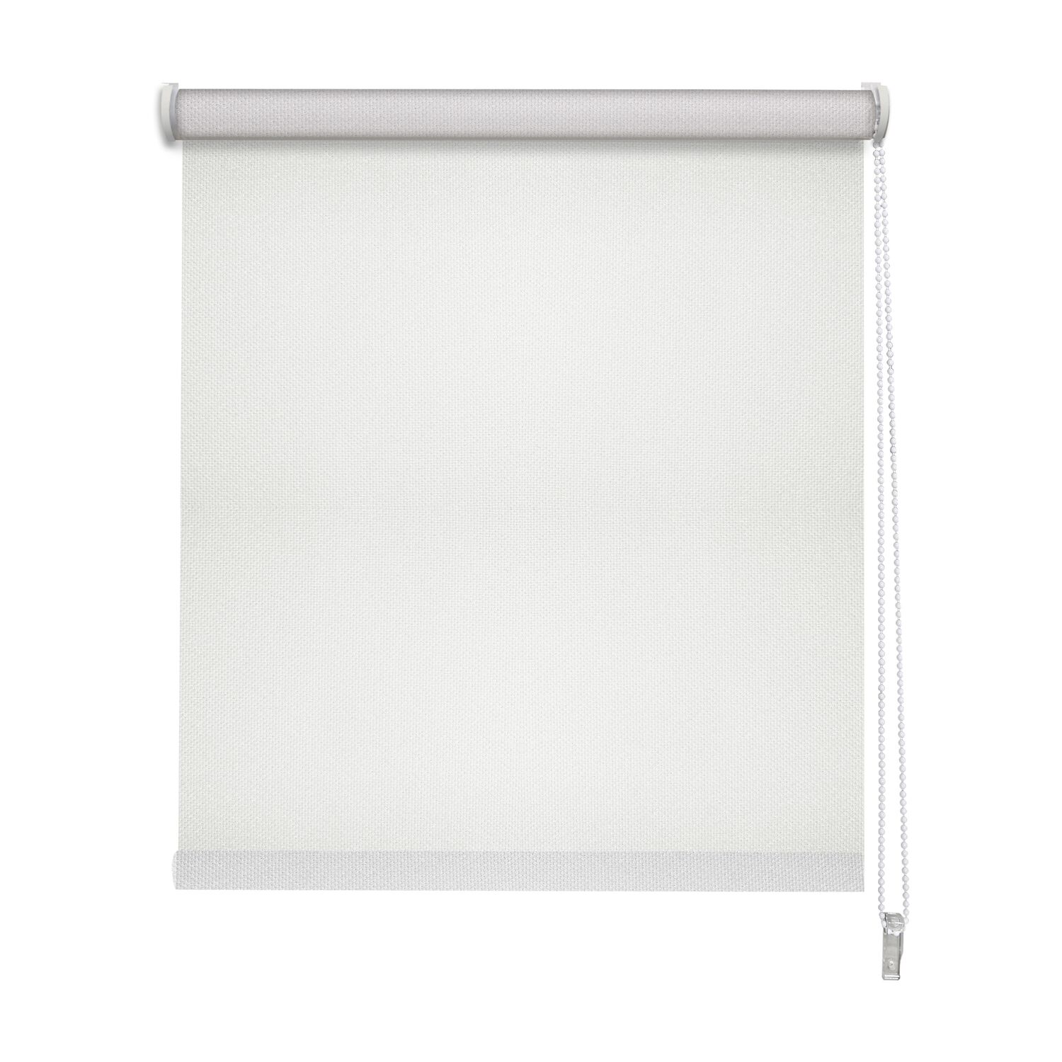 Store enrouleur tamisant blanc 80x250cm - INVENTIV
