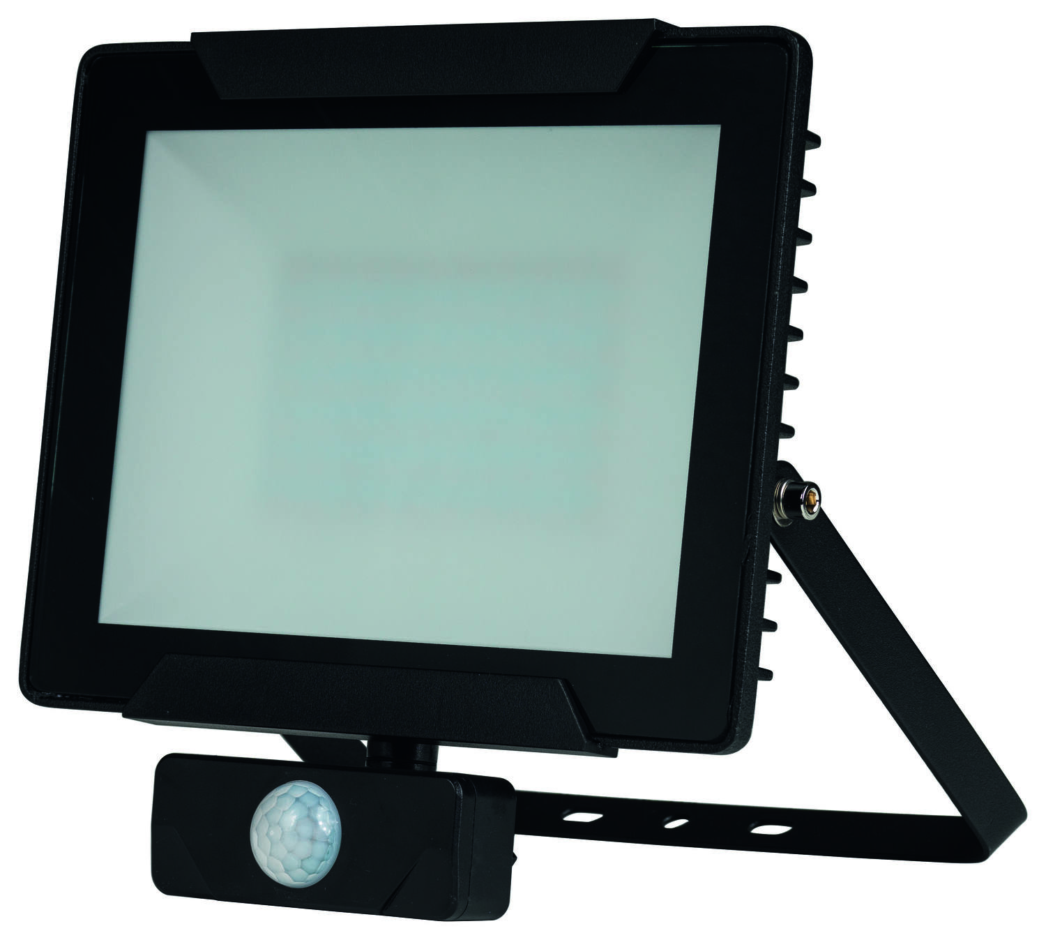Projecteur extérieur LED détection Héra 50W 3500lm noir - INVENTIV