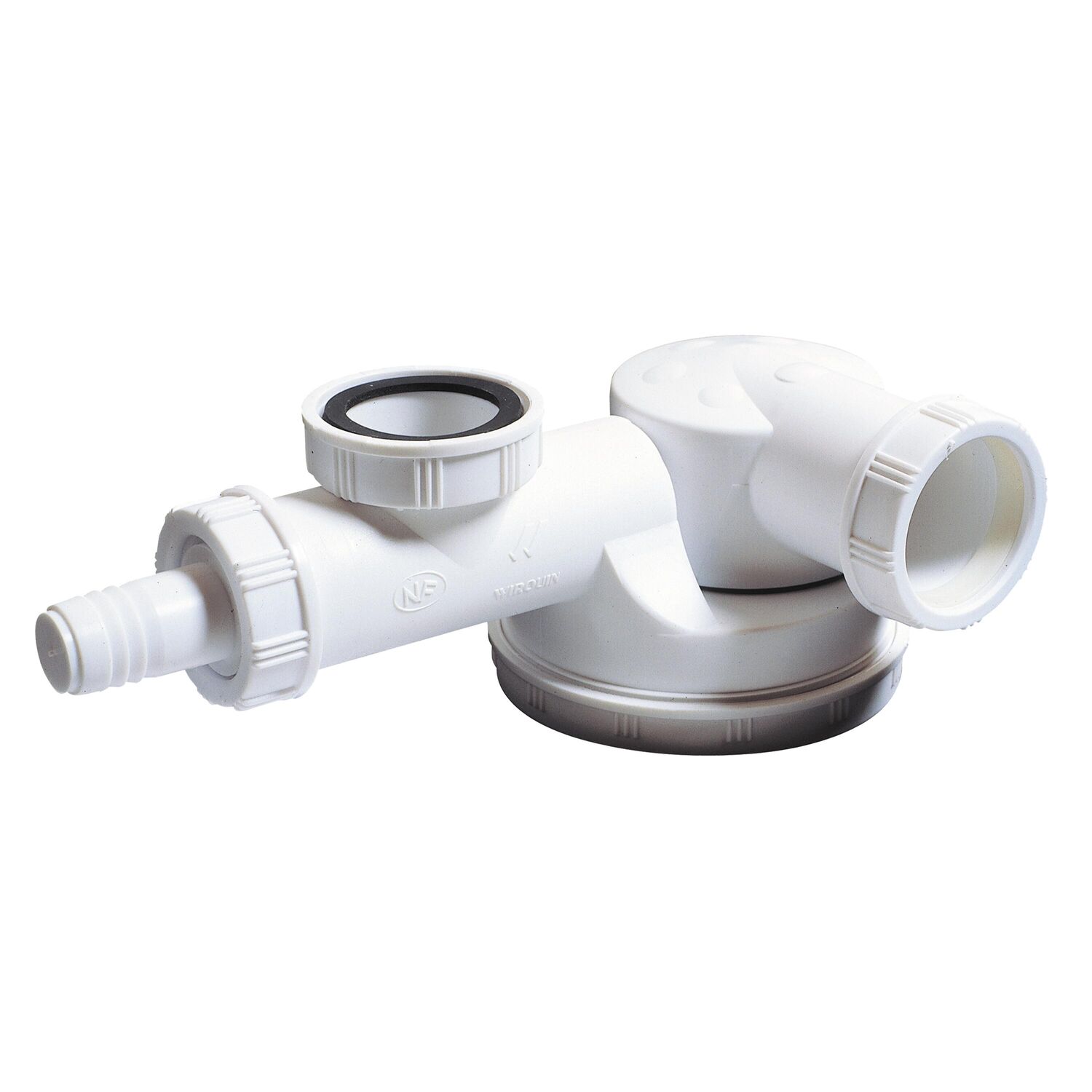 Siphon Espace pour évier 1 bac - INVENTIV