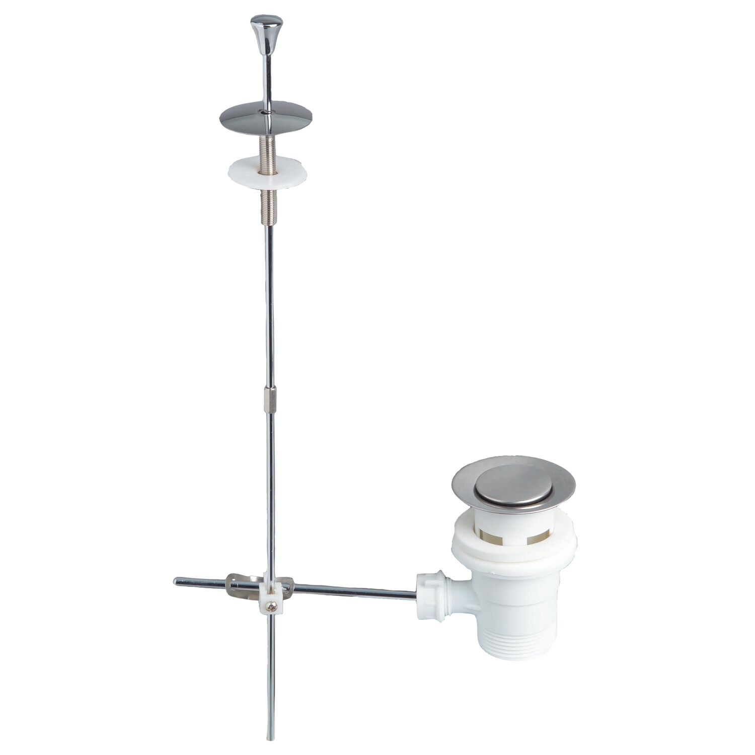 Bonde de lavabo avec tirette pour fermeture à tirette - INVENTIV